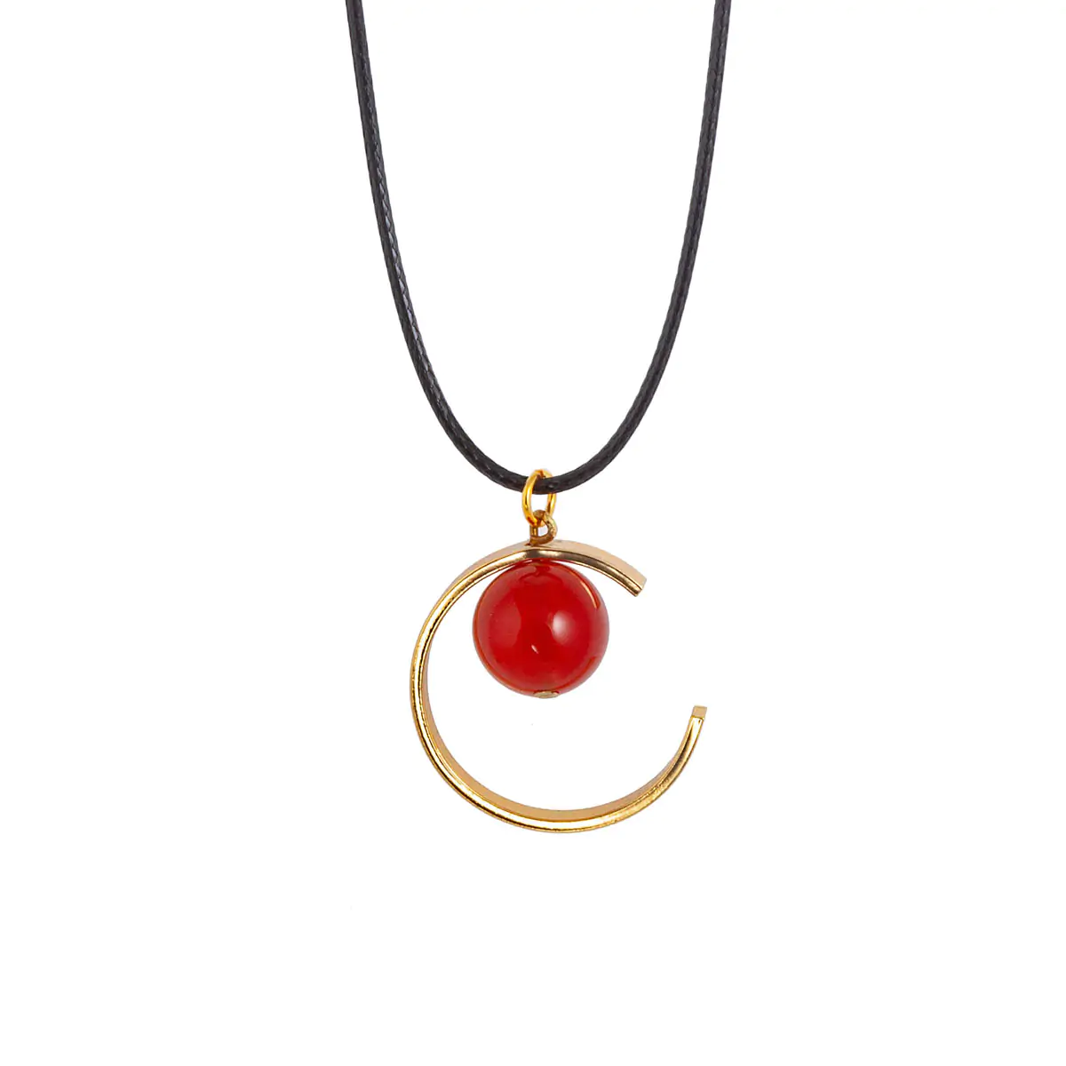 Κολιέ ΠΛΑΝΗΤΕΣ χρυσό με Carnelian