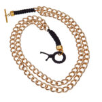 Μακριά διπλή χρυσή αλυσίδα