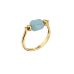 Δαχτυλίδι με aquamarine